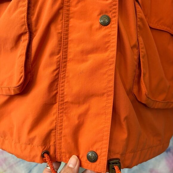 Eddie Bauer women’s XL Orange Utility Jacket Lightweight Casual Coat - Picture 11 of 13